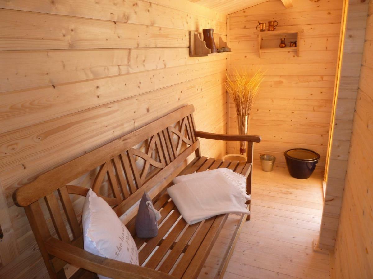 Romantisches Ferienhaus Boddenblick Mit Sauna Pruchten Exteriér fotografie